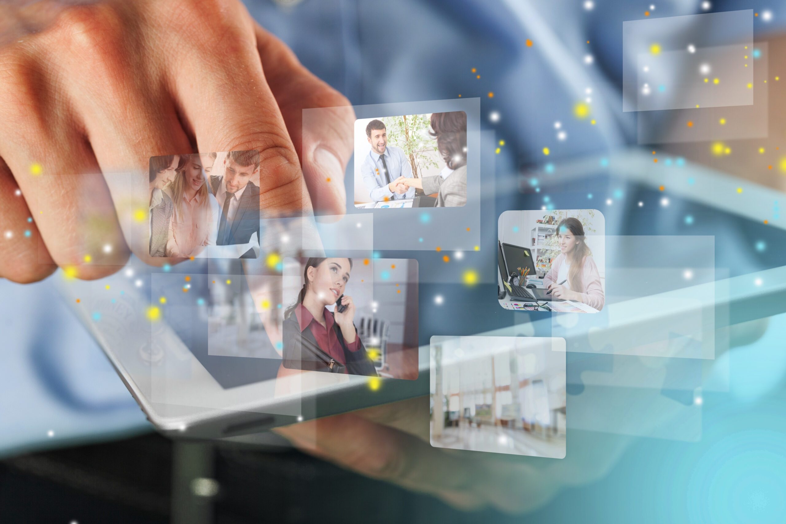 Social networking service concept Social media