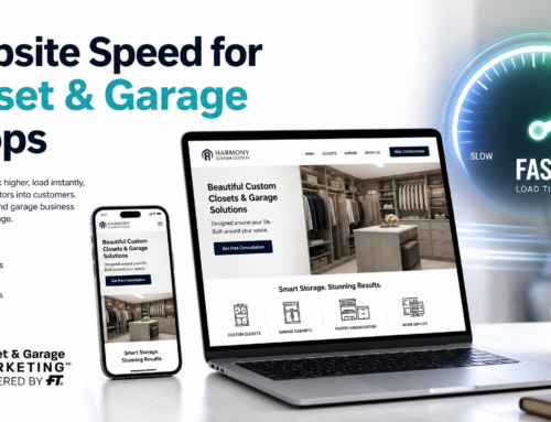 Website Speed for Closet and Garage Shops